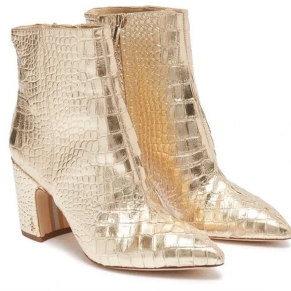 Sam Edelman Shoes - Sam  Edelman Gold Hilty Boots 8
